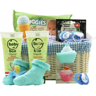Baby Boy Cupcake Hamper image